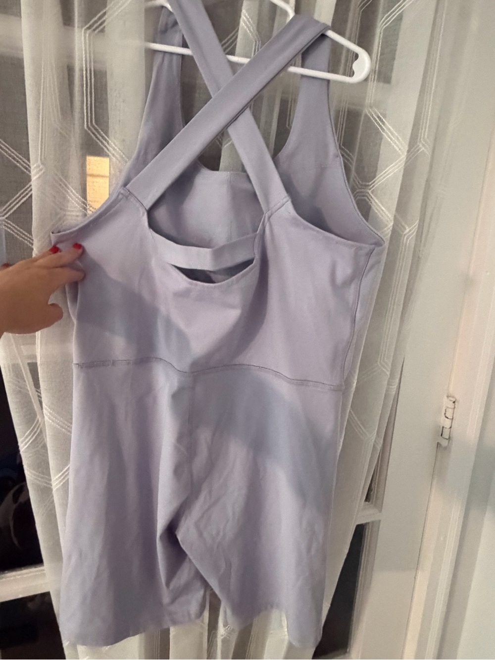 Women’s Lavender Crossback Jumpsuit
